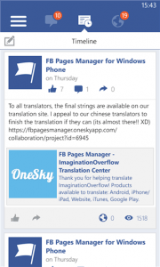 FB Pages Manager