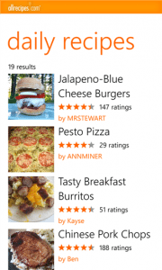 recipe apps