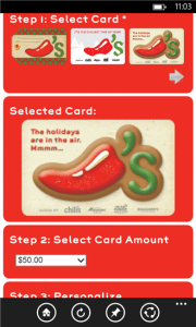 fast food chain apps