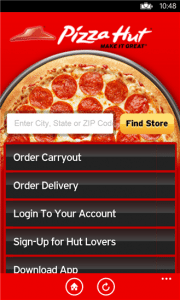 fast food chain apps