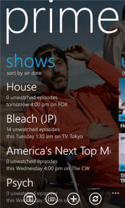 TV apps