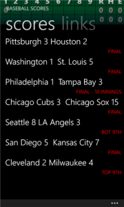 baseball apps