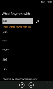 rhyming apps