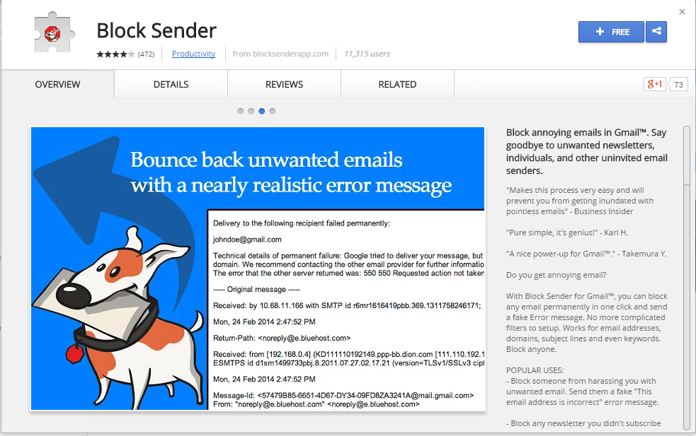 Block Senders In Gmail