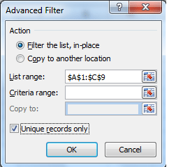 remove duplicate rows in Excel