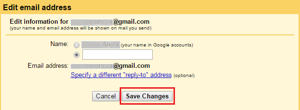 change name in web email accounts
