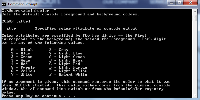 personalize command prompt