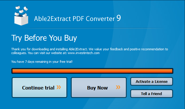 Able2Extract PDF Converter 9 