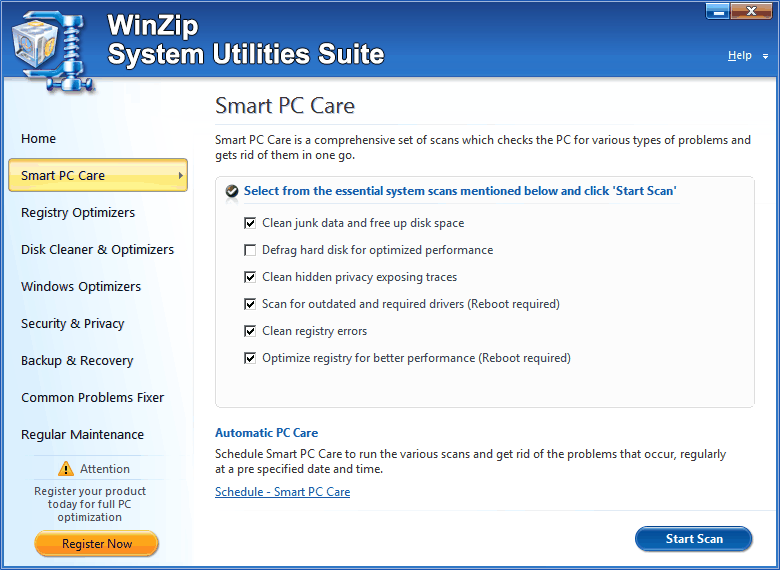 WinZip System Utilities Suite 