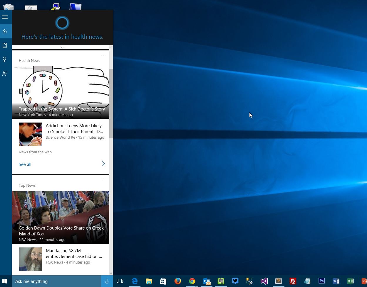 windows 10 cortana