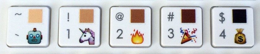 Physical Keyboard for Emojis