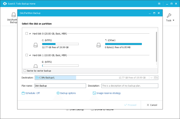 EaseUS ToDo Backup