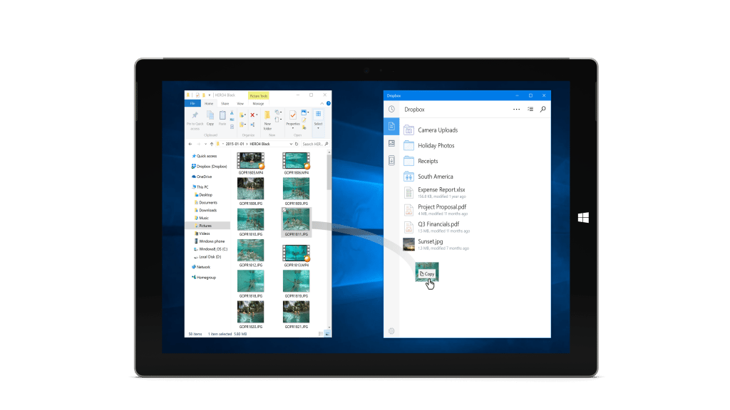 Dropbox App for Windows 10 