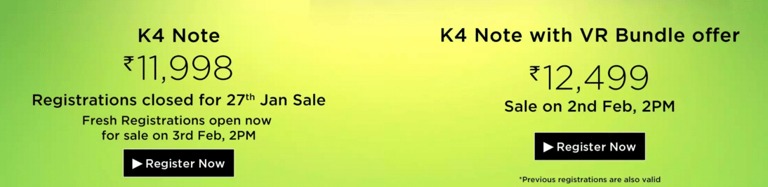 Lenovo K4 Note