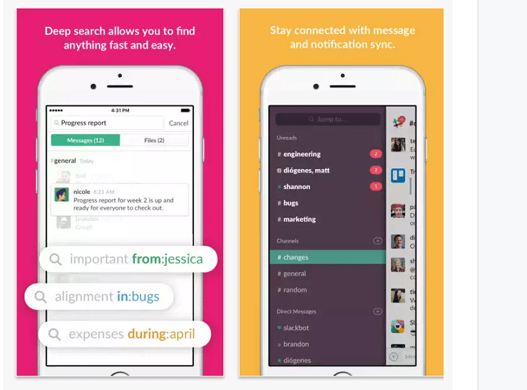 slack for iOS