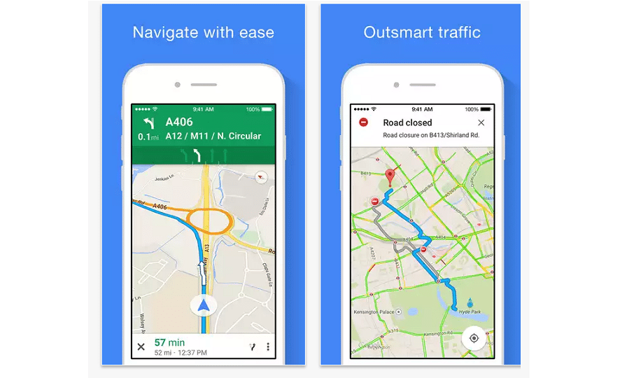 google maps for ios