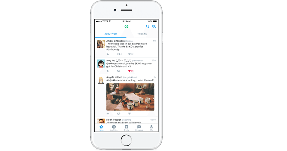 twitter dashboard