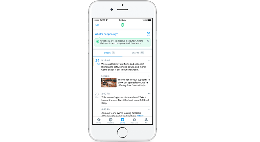twitter dashboard