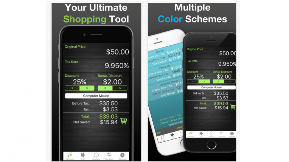 iOS discount calculator apps 