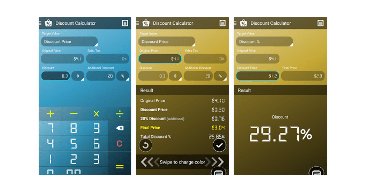 android discount calculator apps