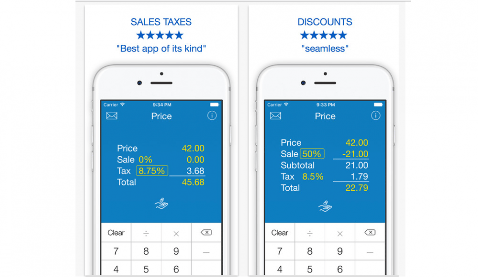 iOS discount calculator apps 