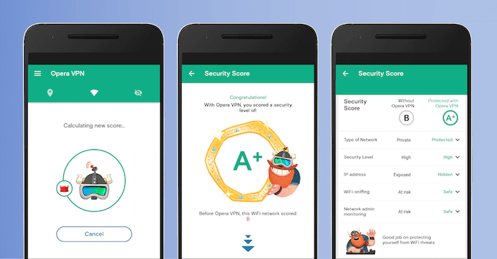 Opera VPN for Android 