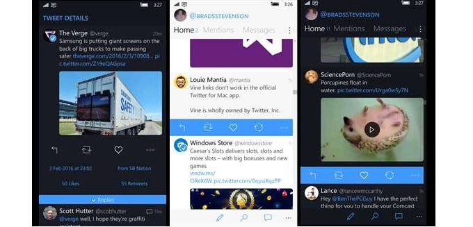 windows phone twitter client apps