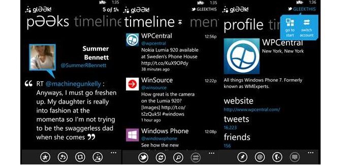 Windows Phone Twitter Client Apps