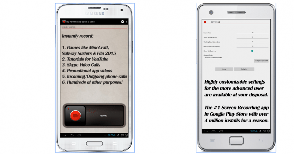 android screen recorder apps