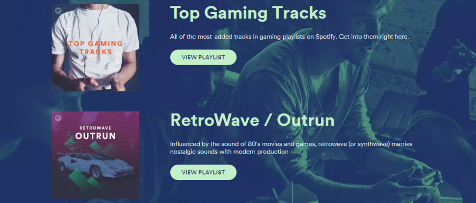 spotify gaming