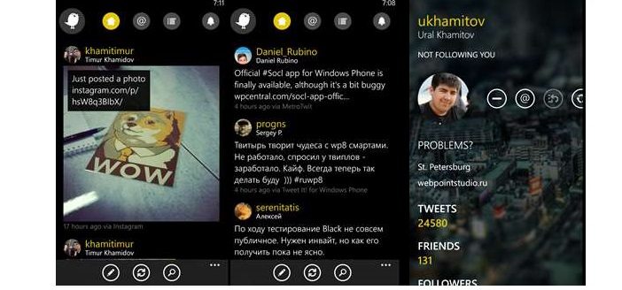 Windows Phone Twitter Client Apps