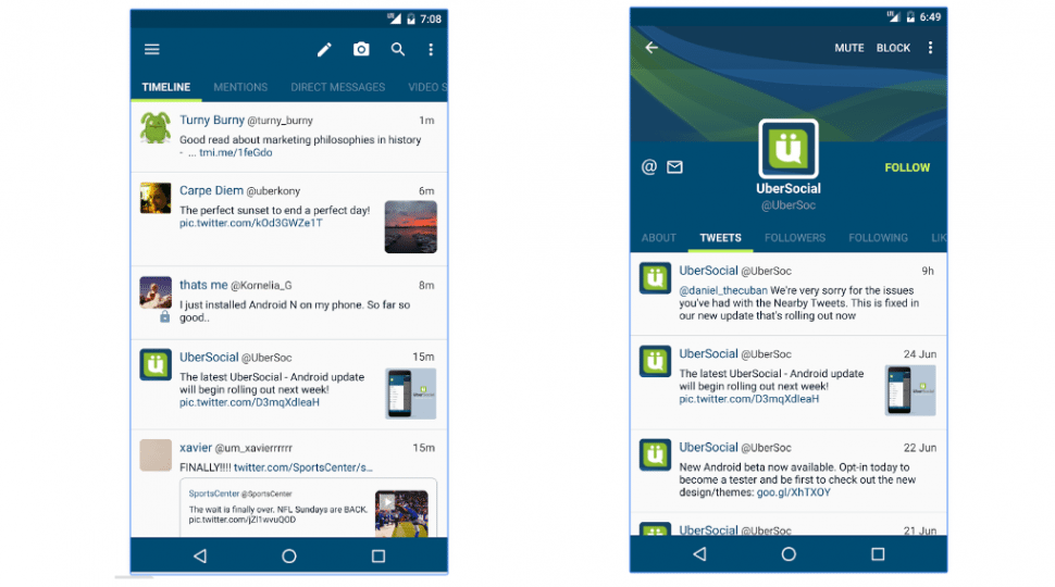 android Twitter client apps