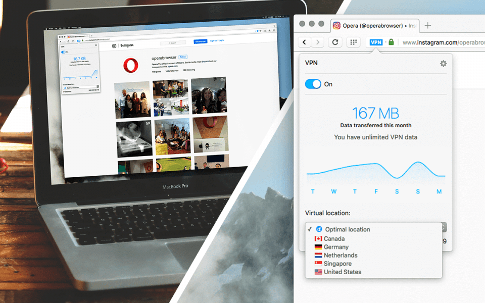 Opera Free VPN 