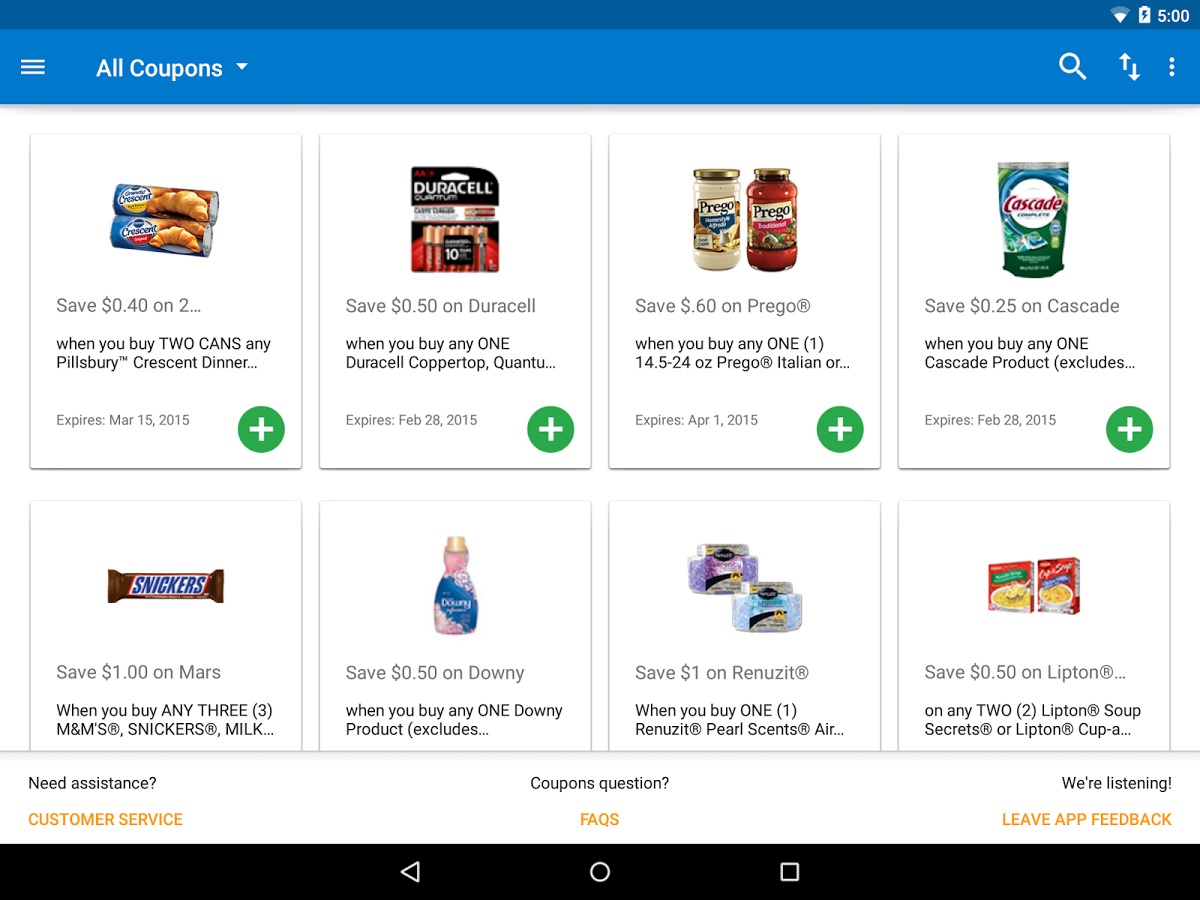 android grocery list apps 