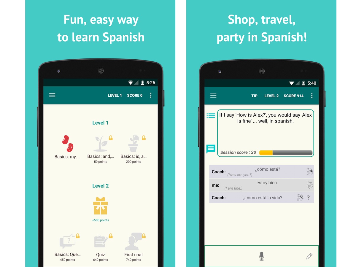 Android Spanish Learning Apps