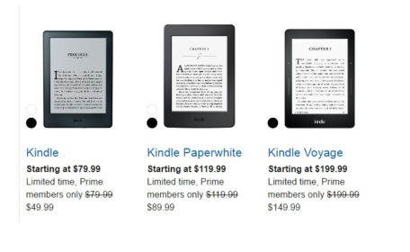 Kindle e-readers