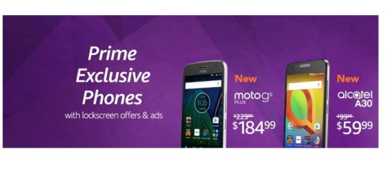 Amazon Prime Exclusive Phones