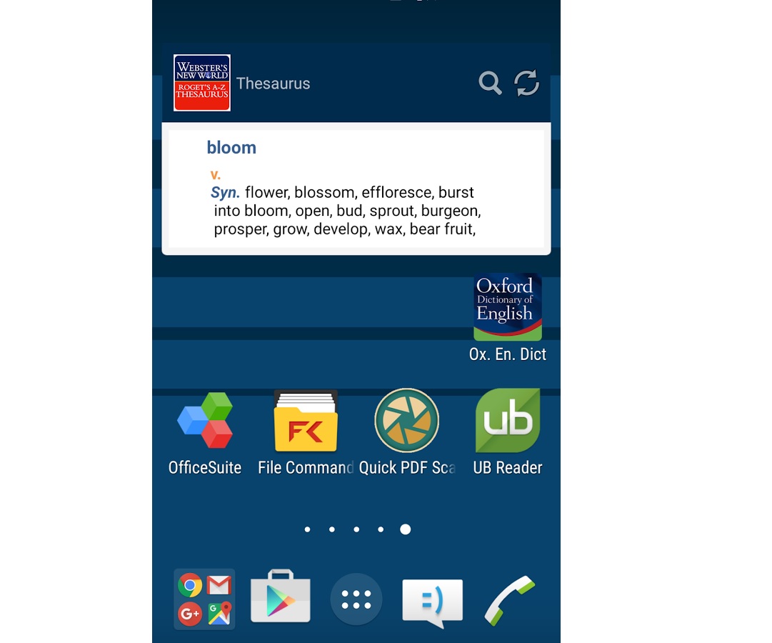 Android Thesaurus Apps