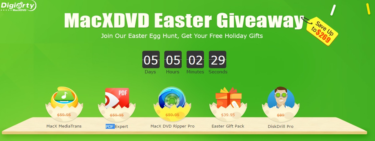 MacXDVD Easter Giveaway