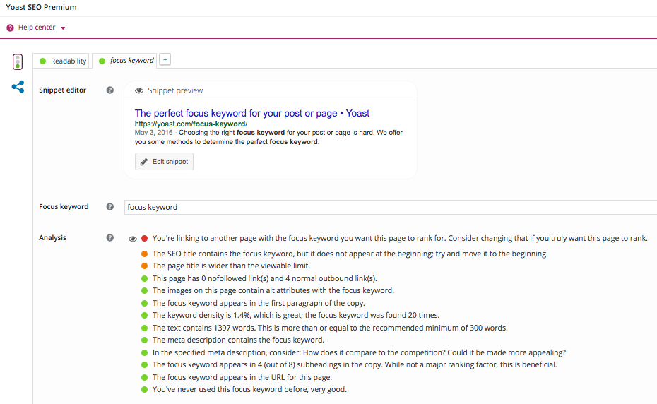 yoast seo plugin